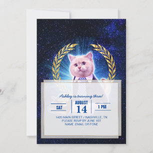 Cat advokat i rymden inbjudningar