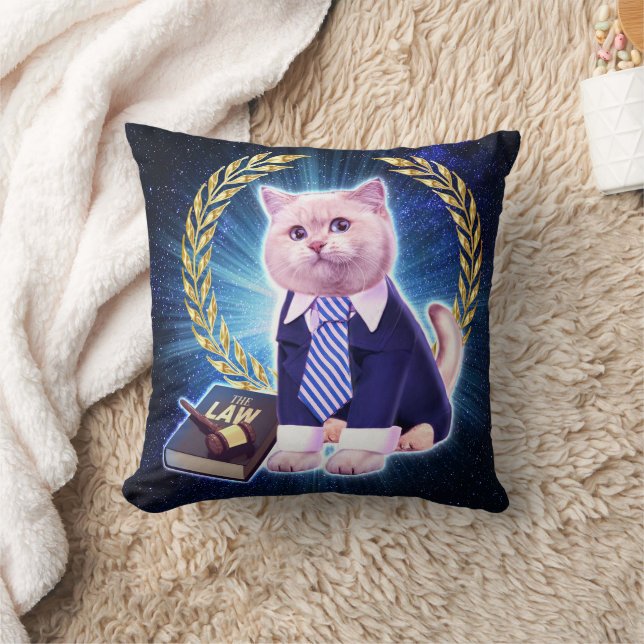 Cat advokat i rymden kudde (Filt)