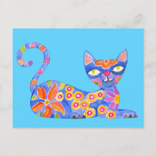Cat Alebrije Postcard Vykort