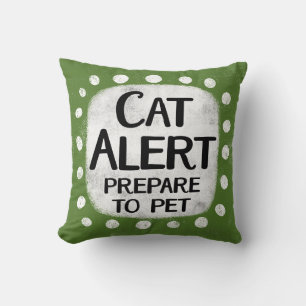 Cat Alert Dekorativ kudde
