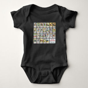 Cat Alphabet, Louis Wain Baby Bodykostym T Shirt