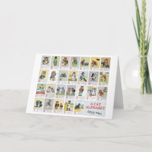 Cat Alphabet, Louis Wain Kort