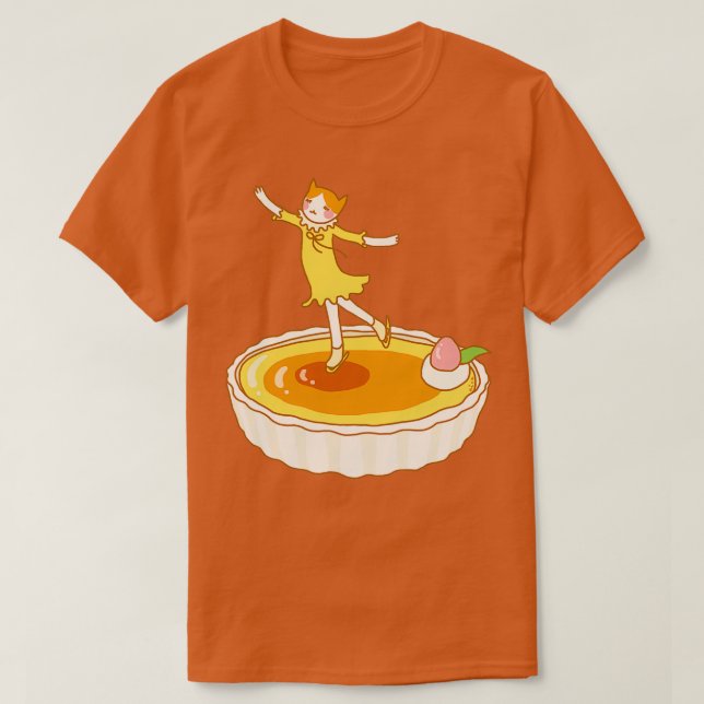 Cat amp Creme Brulee T Shirt (Design framsida)