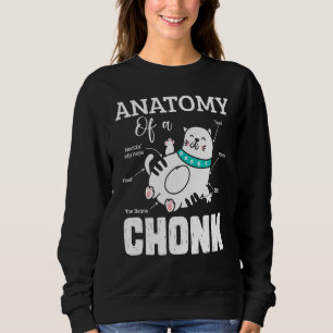 Cat Anatomy A chonk Cute Chonk Cat Member Veterina T Shirt