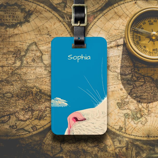 Cat and Cloud Bagagebricka (Skapare uppladdad)