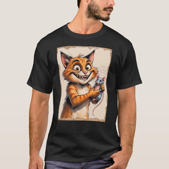 Cat and Mouse! T Shirt (Framsida)