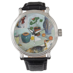 Cat and still Life, August Macke Armbandsur