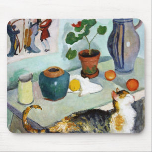 Cat and still Life, August Macke Musmatta