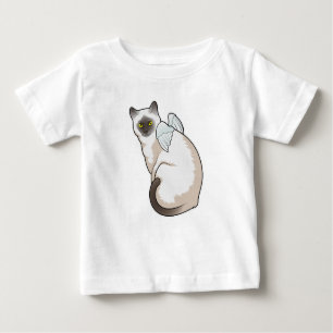 Cat Angel vingar T Shirt
