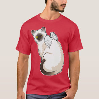 Cat Angel vingar T Shirt