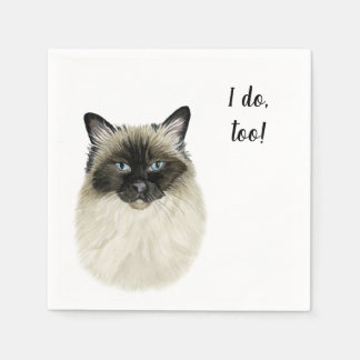 Cat Anpassningsbar Cocktail Napkin Pappersservett
