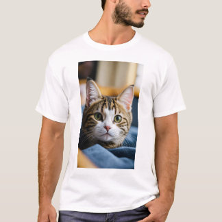 Cat Anpassningsbar Photo T-Shirt