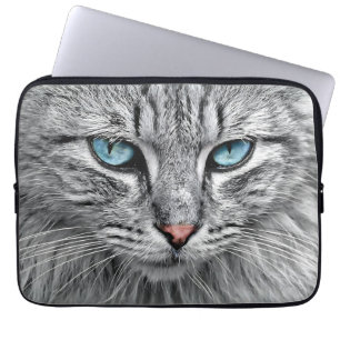 Cat Ansikte Fractal Design-10682 Laptop Fodral