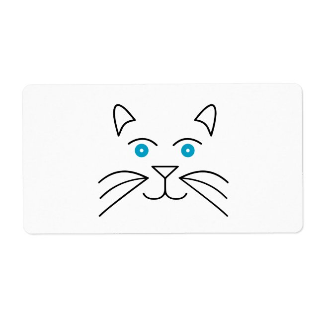 Cat ansikte fraktsedel (Framsidan)