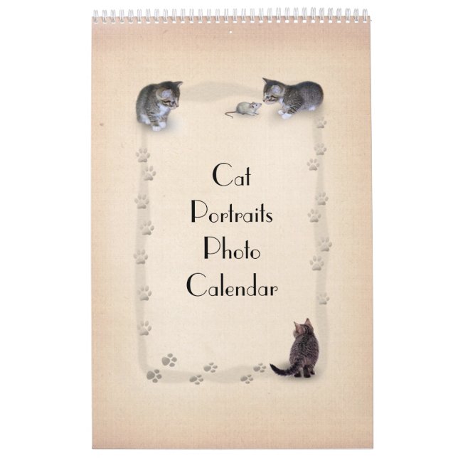 Cat Ansikte Kalender (Omslag)