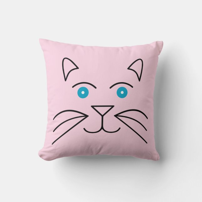 Cat ansikte kudde (Framsida)
