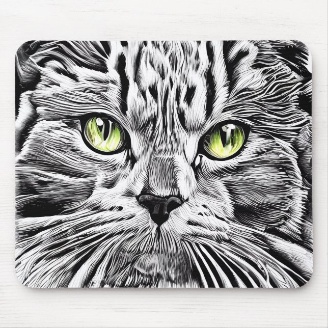 Cat ansikte musmatta (Framsidan)