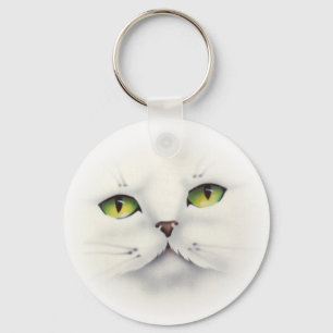 cat ansikte nyckelring