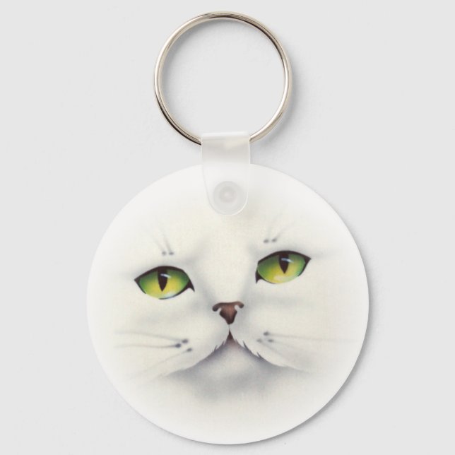cat ansikte nyckelring (Framsida)