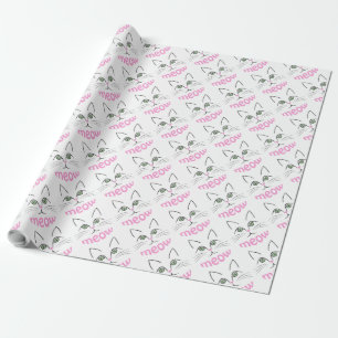 Cat ansikte presentpapper