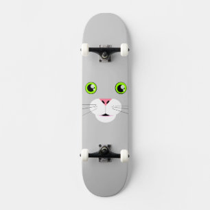 Cat Ansikte Skateboard Bräda 21,5 Cm