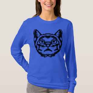 Cat Ansikte T Shirt