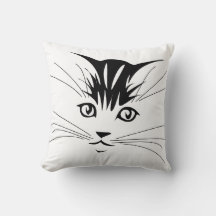 Cat Ansikte Teckning