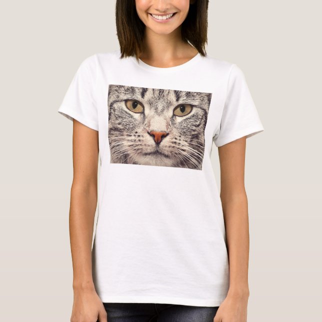 Cat Ansikte Tee for women (Framsida)