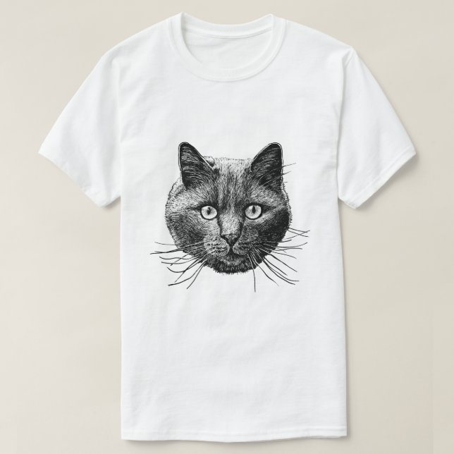 Cat Ansikte Tröja (Design framsida)