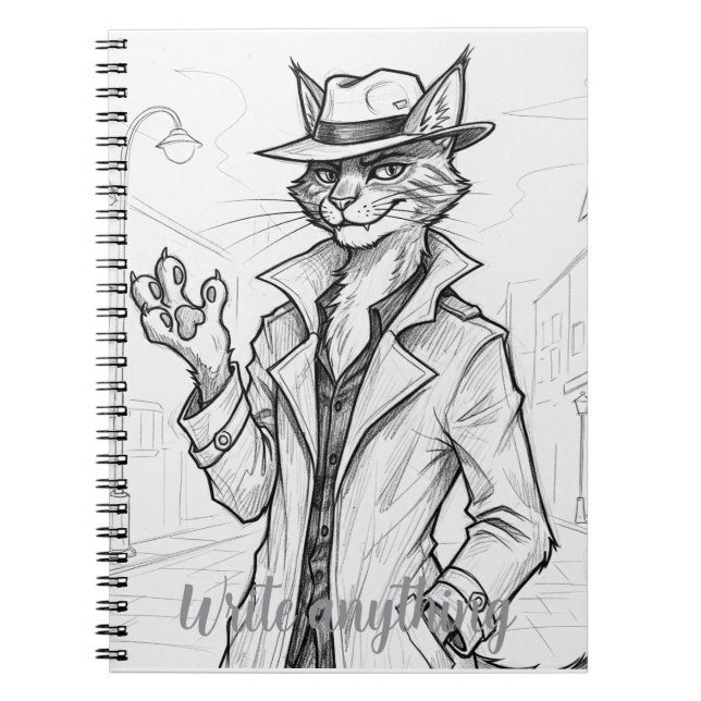 Cat-​ Anteckningsbok (Framsidan)