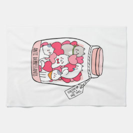 Cat Antidepressive Funny Cat Lover Gift Kökshandduk