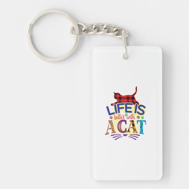 Cat Art Life är bättre med ett katt (Framsidan)