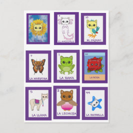 Cat Art Lottería Vykort