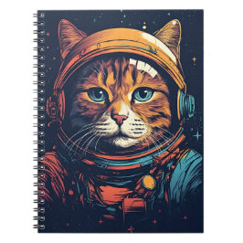 Cat Astronaut Anteckningsbok