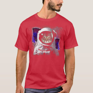 Cat Astronaut Catronaut Deep In Space Cosmic Kitty T Shirt