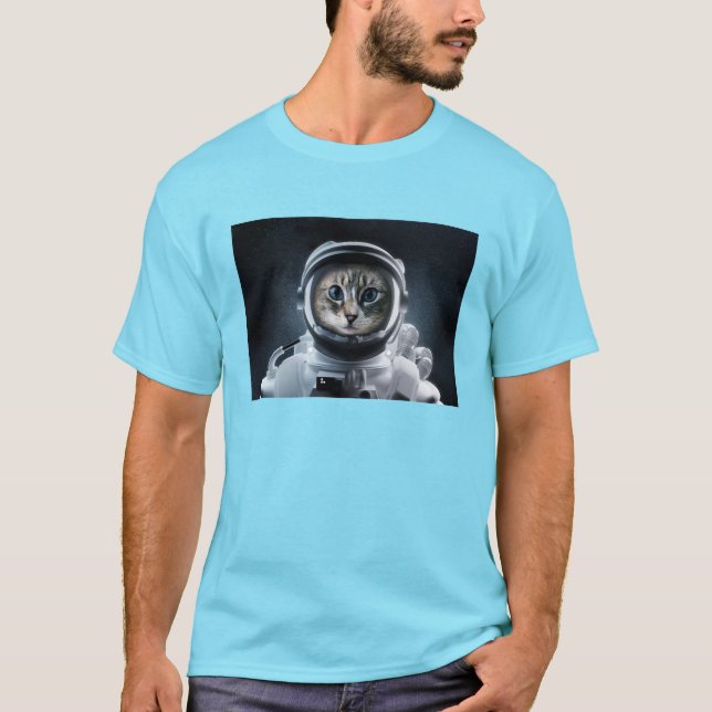Cat Astronaut Chloe T Shirt (Framsida)