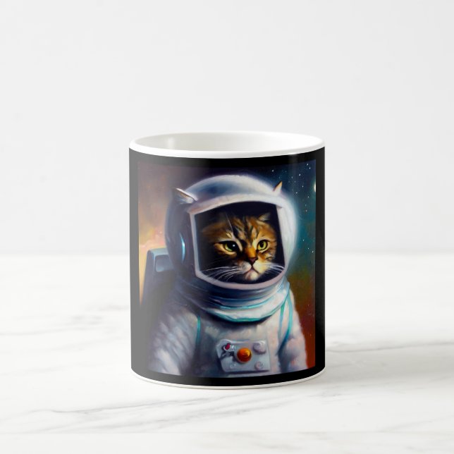 Cat Astronaut Kaffemugg (Center)