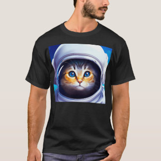 Cat Astronaut T Shirt