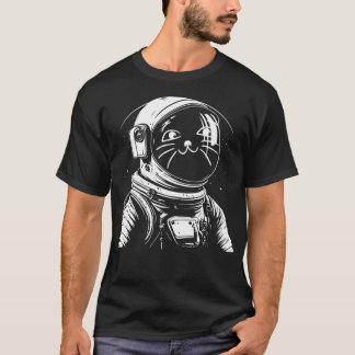 Cat Astronaut T Shirt