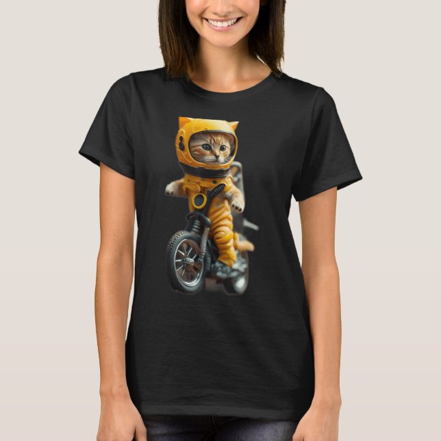 Cat astronaut t shirt (Framsida)