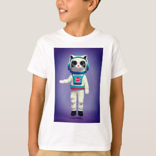 Cat Astronaut T Shirt