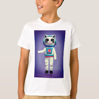 Cat Astronaut T Shirt