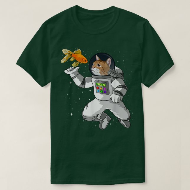 Cat Astronauts Space cosmonauts astronaut costume T Shirt (Design framsida)