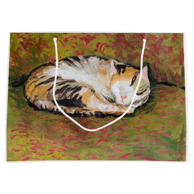 Cat, August Macke Large Gift Bag (Framsidan)