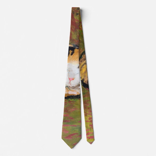 Cat, August Macke Neck Tie Slips (Framsida)