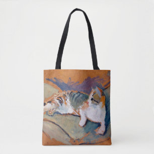 Cat, August Macke Tote Bag Tygkasse