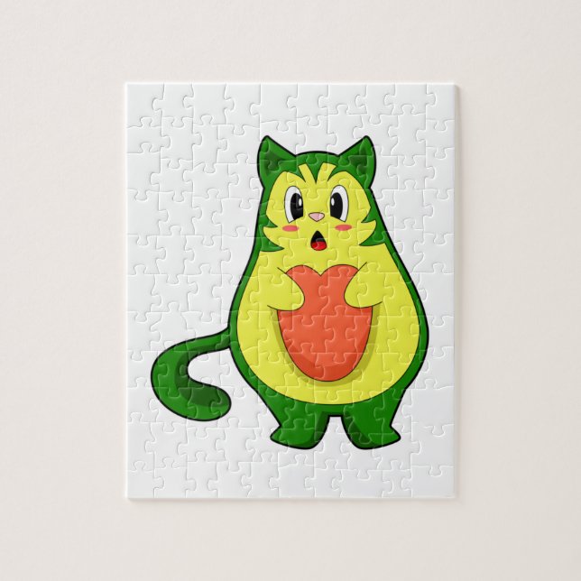 Cat Avocado Pussel (Vertikal)