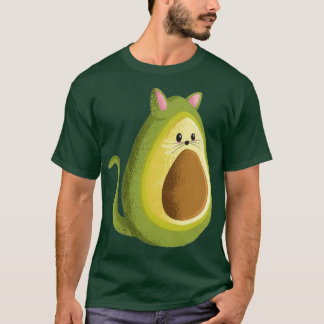 Cat avocado t shirt