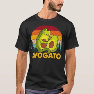 Cat Avogato Avocado T Shirt