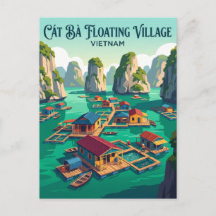 Cát Bà Flytande by Vietnam Vykort
